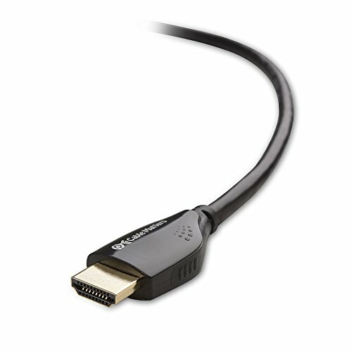 Black HDMI cable with connector
