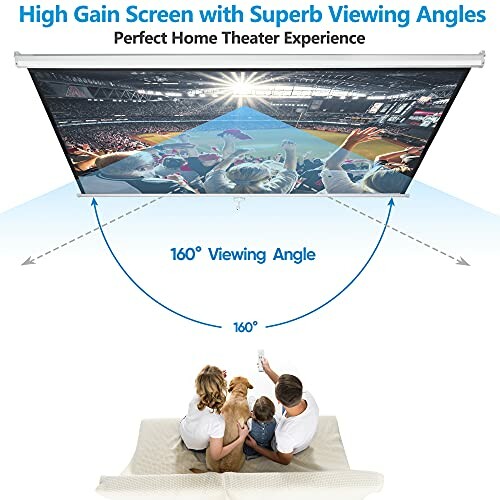 SUPER DEAL 120'' Projector Screen