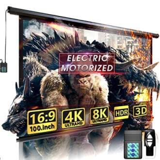 Aoxun 100" Motorized Projector Screen