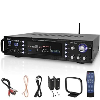 Pyle Wireless Bluetooth Home Stereo Amplifier