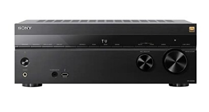 Sony AV receiver with knobs and display
