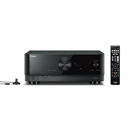 Yamaha AV receiver with remote control